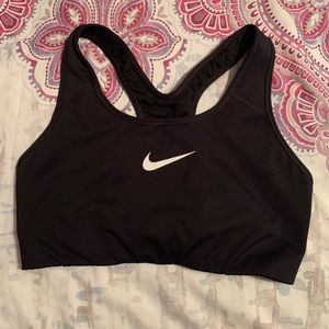 Black NIKE sports bra